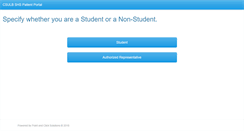 Desktop Screenshot of pncportal.shs.csulb.edu