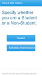 Mobile Screenshot of pncportal.shs.csulb.edu