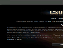 Tablet Screenshot of itunesu.csulb.edu