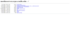 Desktop Screenshot of mediaserver.ccpe.csulb.edu